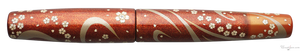 Danitrio Sakura Chirashi Maki-E on Mikado Flat-Top Fountain Pen