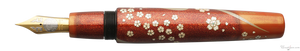 Danitrio Sakura Chirashi Maki-E on Mikado Flat-Top Fountain Pen