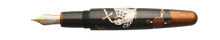 Load image into Gallery viewer, Danitrio Parrot Raden Maki-E on Mikado Fountain Pen Open
