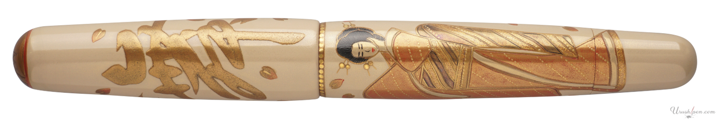 Danitrio Mariko Maki-E on Mikado Fountain Pen