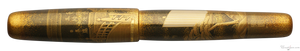Danitrio Nihonbashi and Shinagawa Maki-E on Mikado Flat-Top Fountain Pen