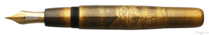 Danitrio Nihonbashi and Shinagawa Maki-E on Mikado Flat-Top Fountain Pen