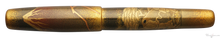Load image into Gallery viewer, Danitrio Shower Below the Summit Mt. Fuji Maki-E on Mikado Flat-Top Fountain Pen