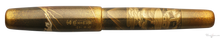 Load image into Gallery viewer, Danitrio Shower Below the Summit Mt. Fuji Maki-E on Mikado Flat-Top Fountain Pen