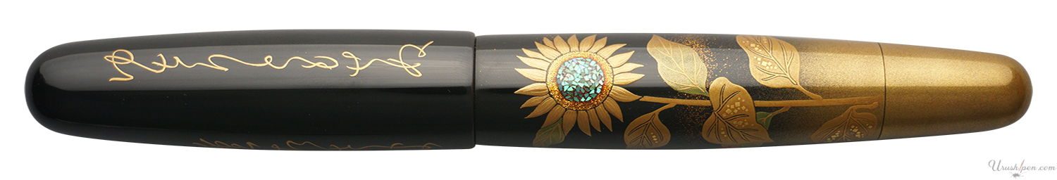 Danitrio Sunflower Maki-E on Mikado Fountain Pen