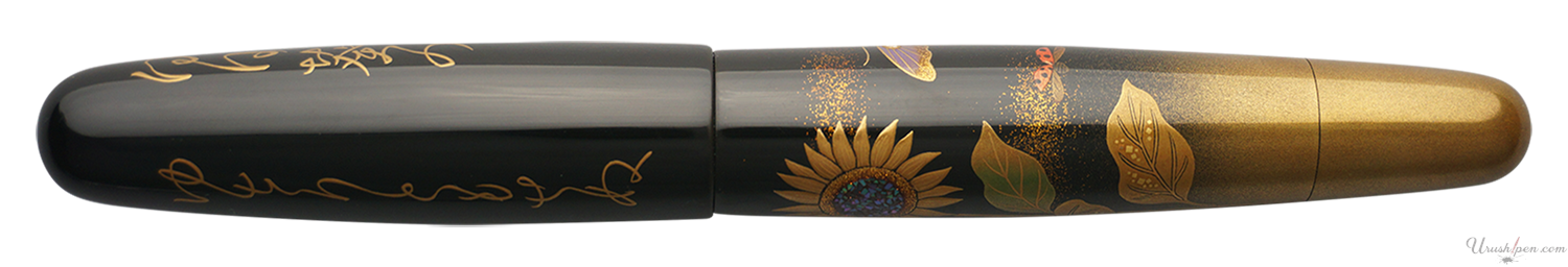 Danitrio Sunflower Maki-E on Mikado Fountain Pen