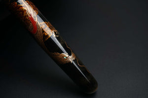 ShiZen Dragon's Descent Taka-maki-e on Ranga M4C Fountain Pen