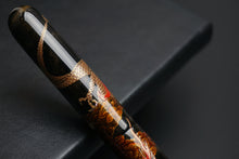 Load image into Gallery viewer, ShiZen Dragon&#39;s Descent Taka-maki-e on Ranga M4C Fountain Pen