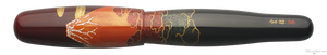 Danitrio Red Mt. Fuji Maki-E on Hyotan Fountain Pen