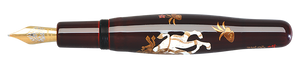 Biwa Player on Camel Maki-E on Hyotan (4433250812039)