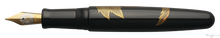 Load image into Gallery viewer, Danitrio Phoenix Maki-E w/ Black Background on Takumi Fountain Pen
