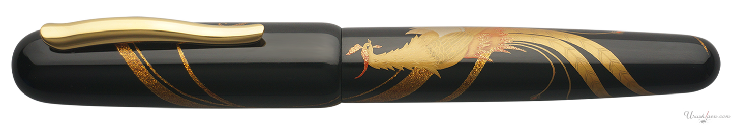 Danitrio Golden Phoenix Maki-E on Takumi Fountain Pen