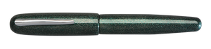 Danitrio Nashiji-nuri Blue Green Takumi Fountain Pen Capped