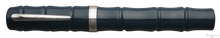 Load image into Gallery viewer, Danitrio Roiro-migaki in Blue on Bamboo Story Fountain Pen Closed