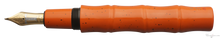 Load image into Gallery viewer, Danitrio Roiro-migaki in Orange on Bamboo Story Fountain Pen