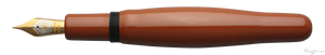 Danitrio Tame-Nuri in Bengara Orange on Hyotan Fountain Pen