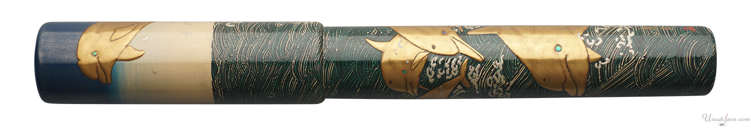 Danitrio Dolphin Maki-E on Sho-Genkai Fountain Pen