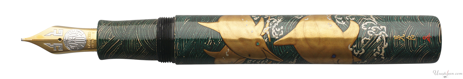 Danitrio Dolphin Maki-E on Sho-Genkai Fountain Pen