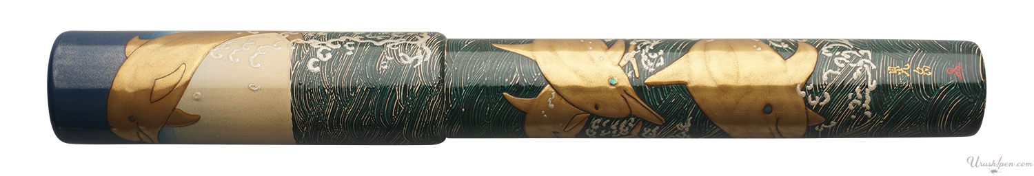 Danitrio Dolphin Maki-E on Sho-Genkai Fountain Pen