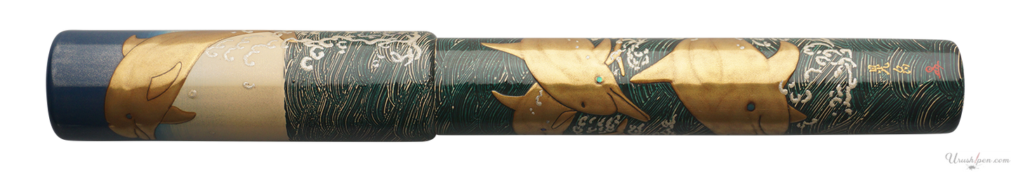 Danitrio Dolphin Maki-E on Sho-Genkai Fountain Pen