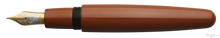 Load image into Gallery viewer, Danitrio Tame-nuri in Orange on Mikado Fountain Pen Open