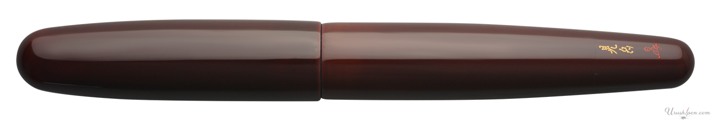Danitrio Tame-nuri in Bengara Wine on Mikado Fountain Pen
