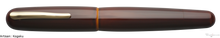 Load image into Gallery viewer, Danitrio Tame-nuri in Yellow on Mikado Fountain Pen Closed Kogaku