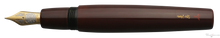 Load image into Gallery viewer, Danitrio Tame-nuri in Purple on Mikado Flat-Top Fountain Pen Open