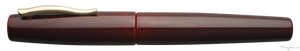 Danitrio Tame-nuri in Red on Mikado Flat-Top Fountain Pen