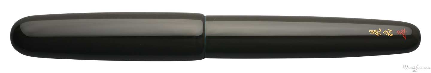 Danitrio Tame-nuri in Blue Green on Takumi Fountain Pen