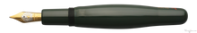 Load image into Gallery viewer, Danitrio Tame-Nuri in Green on Hyotan Fountain Pen Open