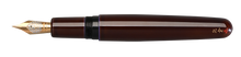 Load image into Gallery viewer, Danitrio tamenuri in Purple on Takumi Fountain Pen Uncapped