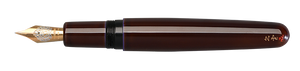 Danitrio tamenuri in Purple on Takumi Fountain Pen Uncapped