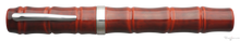 Load image into Gallery viewer, Danitrio Tame-nuri in Shu-dame Red on Bamboo Story Fountain Pen Closed