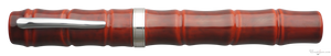 Danitrio Tame-nuri in Shu-dame Red on Bamboo Story Fountain Pen Closed