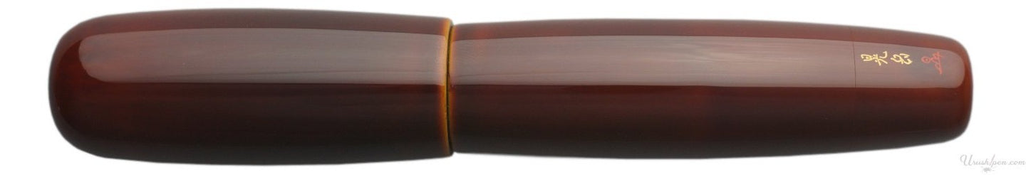 Danitrio Tame-nuri in Yellow on Yokozuna Fountain Pen