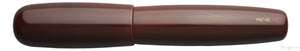 Danitrio Tame-nuri in Shu Red on Yokozuna Fountain Pen Closed