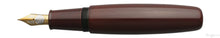 Load image into Gallery viewer, Danitrio Tame-nuri in Shu Red on Yokozuna Fountain Pen Open