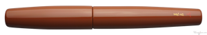 Danitrio Tame-nuri in Bengara Orange on Mikado Flat-Top Fountain Pen