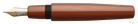 Danitrio Tame-nuri in Bengara Orange on Mikado Flat-Top Fountain Pen