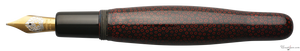 Danitrio Nanako-nuri in Red on Hyotan Fountain Pen