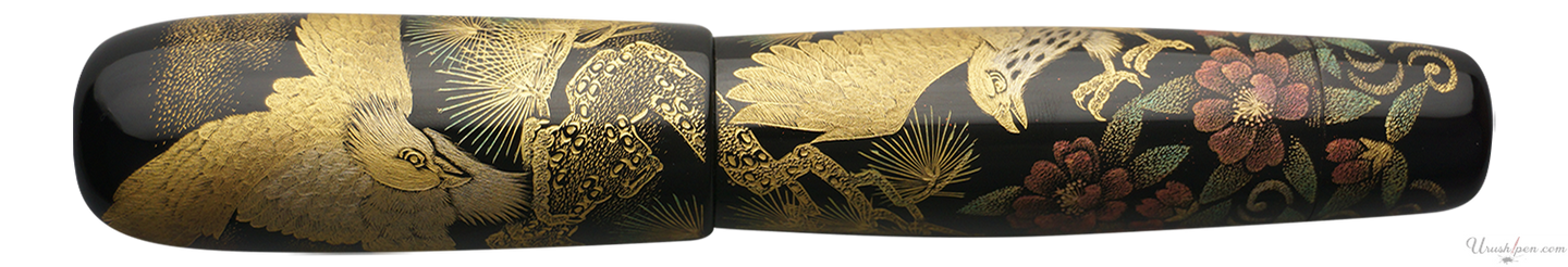 Danitrio Chinkin Taka Hawk Maki-E on Yokozuna Fountain Pen