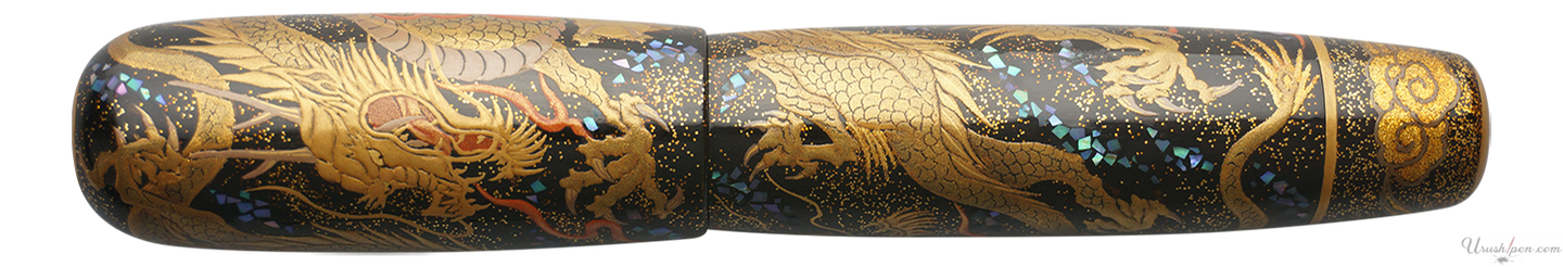 Danitrio Double Dragons Maki-E on Yokozuna Fountain Pen