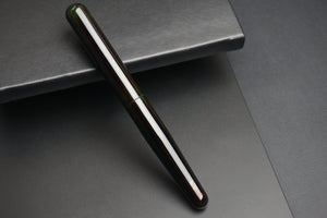 ShiZen Mokuso Ao Tame-nuri on Ranga M5 Fountain Pen