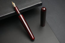 Load image into Gallery viewer, ShiZen Kagayaki Aka Tame-nuri on Ranga M5 Fountain Pen