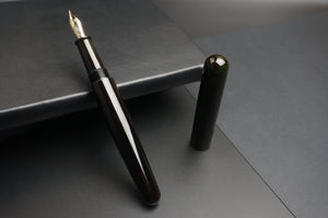 ShiZen Mokuso Ao Tame-nuri on Ranga M5 Fountain Pen